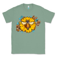 Sage bee sunflower leopard Classic Tee - Jasminsmagicworld