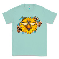 Seafoam bee sunflower leopard Classic Tee - Jasminsmagicworld