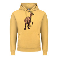 Vintage Mustard parasaurolophus Vintage Hoodie - Artiststas