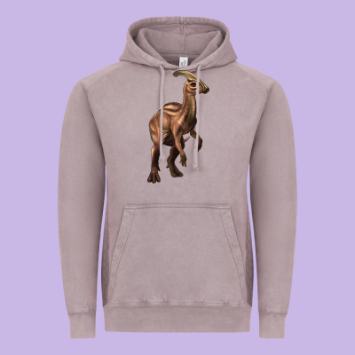 Parasaurolophus Vintage Hoodie Designed By Artiststas