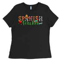 Black spanish teacher Ladies Tee - Zillion Design Studio