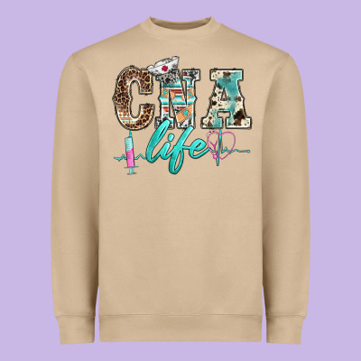 Western Nurse Cna Life Heavyweight Sweatshirt Designed By Barkaloodesign