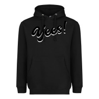 Black YEES! Heavyweight Hoodie - Bettercallsaul