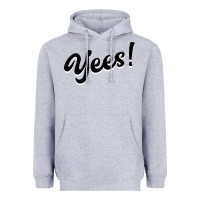 Heather Grey YEES! Heavyweight Hoodie - Bettercallsaul