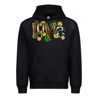 Black Western love St. Patrick's Day Urban Hoodie - CowGirlArtShop