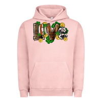 Pigment Salmon Western love St. Patrick's Day Urban Hoodie - CowGirlArtShop