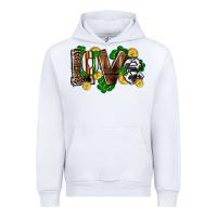 White Western love St. Patrick's Day Urban Hoodie - CowGirlArtShop