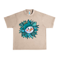 French Oak cute snowman winter sunflower Urban Heavy Tee - Jasminsmagicworld