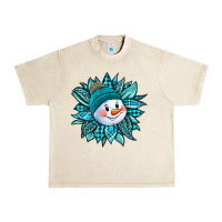 Sandshell cute snowman winter sunflower Urban Heavy Tee - Jasminsmagicworld