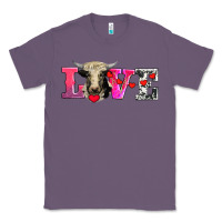 Lavender love with holstein cow Classic Tee - AdoDesignShop