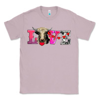 Lilac love with holstein cow Classic Tee - AdoDesignShop
