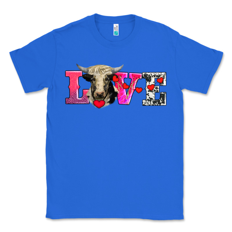 Love With Holstein Cow Classic Tee by AdoDesignShop | Teevron