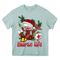 Arona christmas nurse life gnome Heavy Core Tee - BarkalooDesign