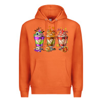 Carrot Hallothanksmas coffee cups Premium Hoodie - NancyCooperArtShop