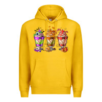 Lemon Hallothanksmas coffee cups Premium Hoodie - NancyCooperArtShop