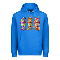 True Royal Hallothanksmas coffee cups Premium Hoodie - NancyCooperArtShop
