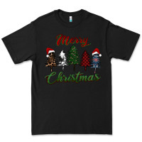 Black merry christmas trees Premium Tee - RanaPortraitStore