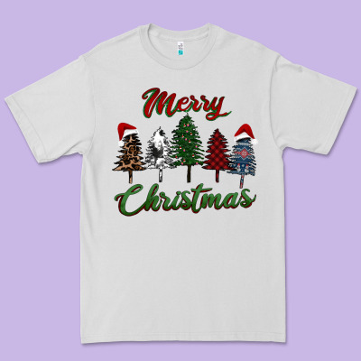Merry Christmas Trees Premium Tee Designed By Ranaportraitstore