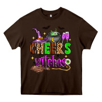 Chocolate Brown Cheers witches Heavy Core Tee - Zillion Design Studio
