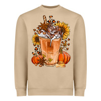 Mushroom pumpkin spice ice latte Heavyweight Sweatshirt - Jasminsmagicworld