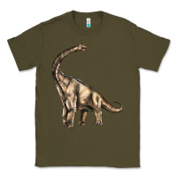Army Green Brachiosaurus Classic Tee - LillyAllenDesigns