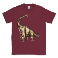 Burgundy Brachiosaurus Classic Tee - LillyAllenDesigns