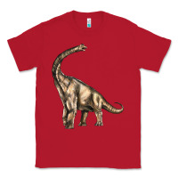 Red Brachiosaurus Classic Tee - LillyAllenDesigns
