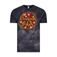 Cloud Black christmas vibes Vintage Tee - AdoDesignShop
