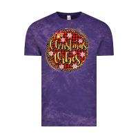 Cloud Purple christmas vibes Vintage Tee - AdoDesignShop