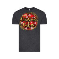 Vintage Black christmas vibes Vintage Tee - AdoDesignShop