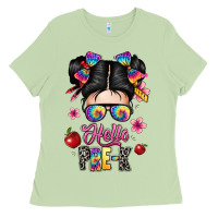 Matcha hello pre k Ladies Tee - texasbilliewilder