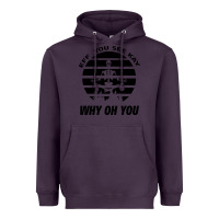 Plum EFF You See Kay Why Oh You Skeleton Yogas Vintage Heavyweight Hoodie - Bettercallsaul