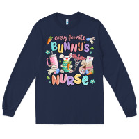 Navy every favorite bunnys nurse Long Sleeve Tee - MaliasSmallBusiness