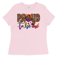 Bubblegum Pink proud to be me Ladies Tee - JahusDesignShop