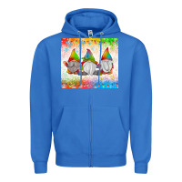 True Royal christmas lights gnome Zipper Hoodie - MaliasSmallBusiness