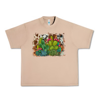 Burro watercolor cactus western background Urban Heavy Tee - BarkalooDesign