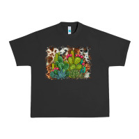 Pigment Black watercolor cactus western background Urban Heavy Tee - BarkalooDesign