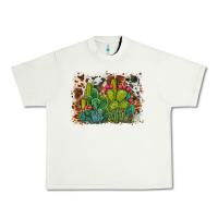 Pistachio watercolor cactus western background Urban Heavy Tee - BarkalooDesign
