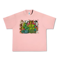 Salmon watercolor cactus western background Urban Heavy Tee - BarkalooDesign