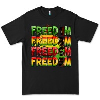 Black Freedom 1865 Premium Tee - Zillion Design Studio
