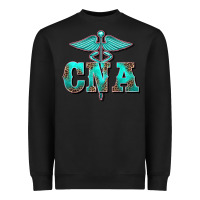 Black western nurse certified nurse assistant medilcal symbol Heavyweight Sweatshirt - BarkalooDesign