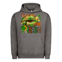 Pigment Tornado St. Patrick's Kiss me I'm Irish with lip Urban Hoodie - HowdyJamesFarm