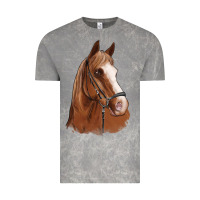 Cloud Rock horse portrait Vintage Tee - Artiststas