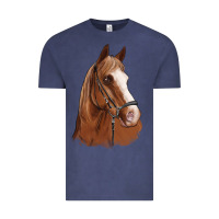 Vintage Denim horse portrait Vintage Tee - Artiststas