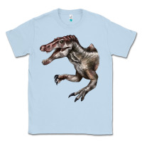 Dusty Blue Spinosaurus Face Classic Tee - LillyAllenDesigns