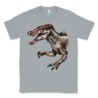 Heather Grey Spinosaurus Face Classic Tee - LillyAllenDesigns