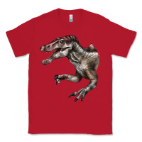 Red Spinosaurus Face Classic Tee - LillyAllenDesigns