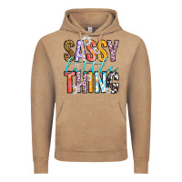 Vintage Coffee sassy little thing Vintage Hoodie - RanaPortraitStore