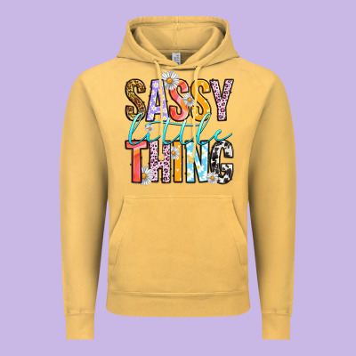 Sassy Little Thing Vintage Hoodie Designed By Ranaportraitstore