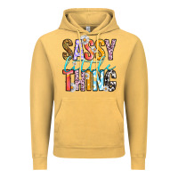 Vintage Mustard sassy little thing Vintage Hoodie - RanaPortraitStore